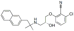 2-Chloro-6-3-1, 1-dimethyl-2-(2-naphthyl)ethylamino-2(R)-hydroxypropoxy benzonitrile