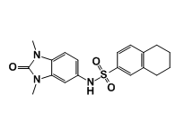 N-(1,3-dimethyl-2-oxo-2,3-dihydro-1H-benzo[d]imidazol-5-yl)-5,6,7,8-tetrahydronaphthalene-2-sulfonamide