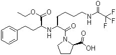 1-[N2-[(1S)-Ethoxycarbonyl-3-phenylpropyl]-N6-trifluoroacetyl]-L-lysyl-L-proline