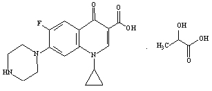 Ciprofloxacin lactate