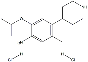 5-Methyl-2-(1-methylethoxy)-4-(4-piperidinyl)benzenamine hydrochloride