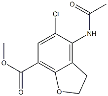 Methyl 4-(acetylamino)-5-chloro-2,3-dihydrobenzofuran-7-carboxylate