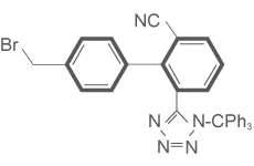 N-Triphenylmethyl-5-[(4-bromomethyl)biphenyl-2-yl]tetrazole