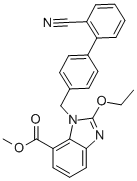 Methyl -2-ethoxy-1-[[(2-cyanobiphenyl-4-yl) methyl] benzimidazole-7-carboxylate