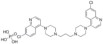 4,4-(1,3-Propanediyldi-4,1-piperazinediyl)bis(7-chloroquinoline) phosphate