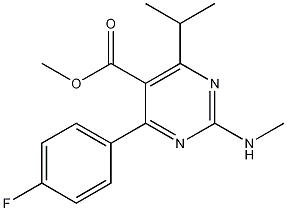 Methyl4-(4-Fluorophenyl)-6-isopropyl-2-(methylamino)pyrimidine-5-carboxylate